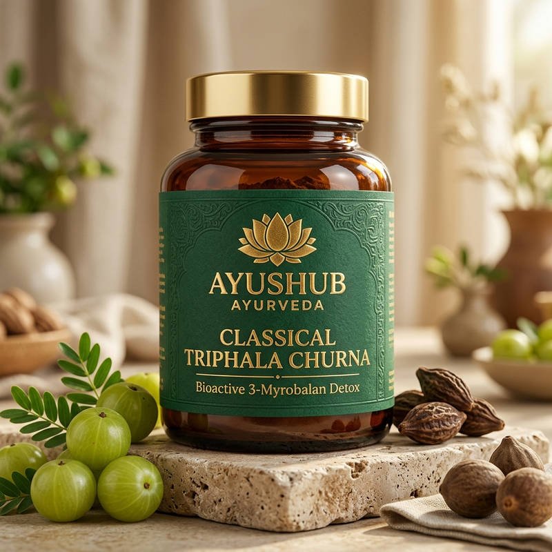 AYUSHUB Classical Triphala Detox Churna